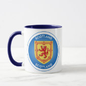 スコットランドコート（腕の円の形） マグカップ (左)