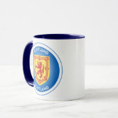 スコットランドコート（腕の円の形） マグカップ (正面左)