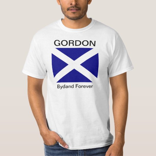 スコットランドゴードンのすばらしい一族 Tシャツ (正面)