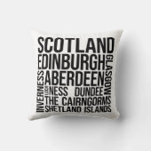 スコットランドシティズワードアート – エディンバラトラベル クッション (裏面)