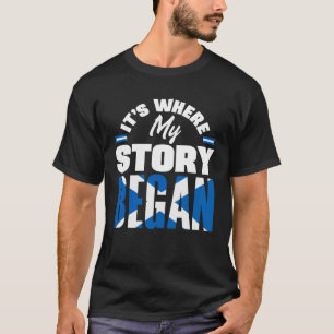 スコットランドスコットランド国旗Its Where My Story Tシャツ