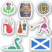 スコットランドステッカー シール (正面)