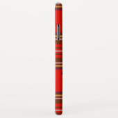 スコットランドタータンチェックと赤グリーン弓クリスマスパーティー Case-Mate iPhoneケース (裏面/右)