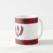 スコットランドタータンチェックティスルマグ コーヒーマグカップ (正面右)