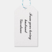 スコットランドタータンチェック ギフトタグ (裏面)