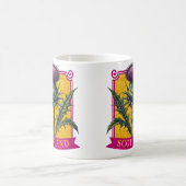 スコットランドティスルアンティーク植物学 コーヒーマグカップ (中央)