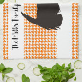 スコットランドテリアのキッチンタオルパーソナライズされた、タオル キッチンタオル (折り畳み)