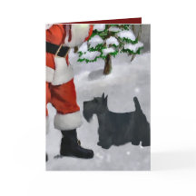 スコットランドテリアのクリスマスのギフト