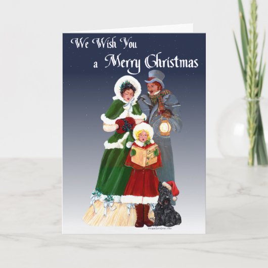 スコットランドテリアのグリーティングカード カード (正面)