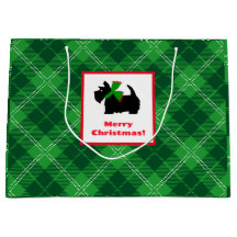スコットランドテリアのメリークリスマスプレド