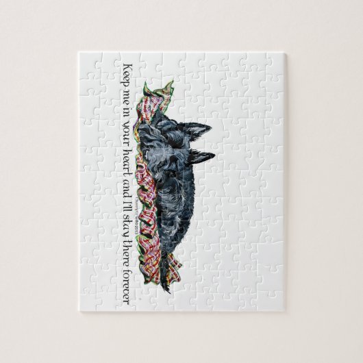 スコットランドテリアの記憶 ジグソーパズル (縦)