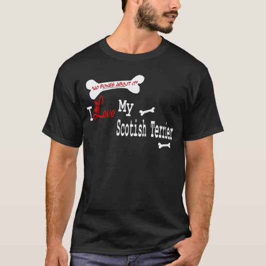 スコットランドテリアの贈り物 Tシャツ (正面)