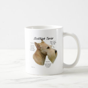 スコットランドテリアの(wheaten)歴史のデザイン コーヒーマグカップ