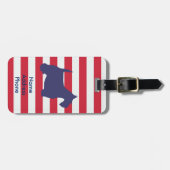 スコットランドテリアは個人化なります ラゲッジタグ (正面横)