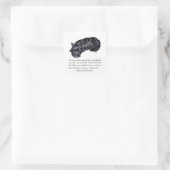 スコットランドテリアキープサークス – オス スクエアシール (バッグ)