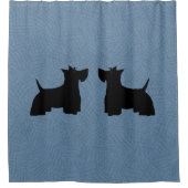 スコットランドテリアシャワーカーテン シャワーカーテン (正面)