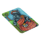 スコットランドテリアスコットドッグプライドキルトスポラン マグネット (右側)