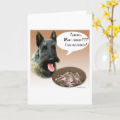 スコットランドテリアトルコ カード (黄色い花)