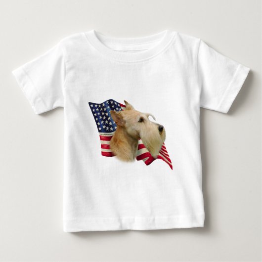 スコットランドテリア国旗 ベビーTシャツ (正面)