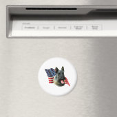 スコットランドテリア国旗 マグネット (インサイチュ (食洗機))