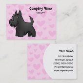 スコットランドテリア愛 名刺 (正面/裏面)