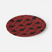 スコットランドテリア犬およびTam O'Shanter ペーパープレート (アングル)