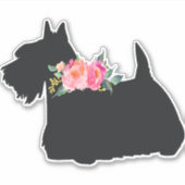 スコットランドテリア犬 シール (正面)
