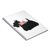 スコットランドテリア犬 ノートブック (右側)
