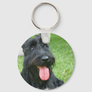 スコットランドテリア犬Keychain キーホルダー