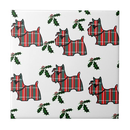 スコットランドテリア タイル (正面)