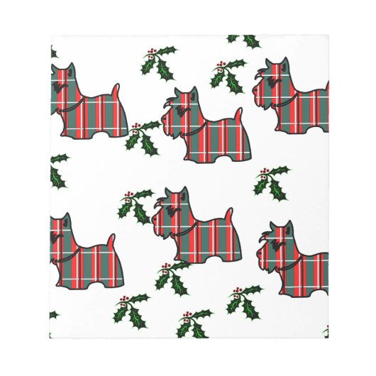 スコットランドテリア ノートパッド (正面)