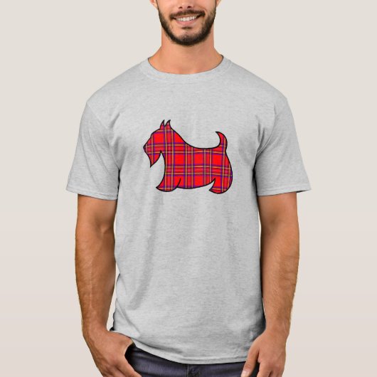 スコットランドテリア メンズ Tシャツ ギフト (正面)
