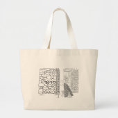 スコットランドトートバッグのバグパイプとスコットランド ラージトートバッグ (正面)