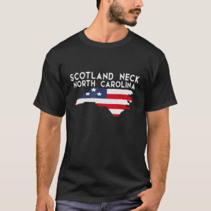 スコットランドネックノースカロライナUSA州アメリカントラ Tシャツ