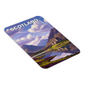 スコットランドハイランズキャッスルトラベル マグネット (右側)