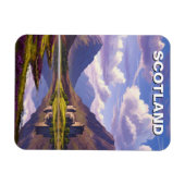 スコットランドハイランズキャッスルトラベル マグネット (横)