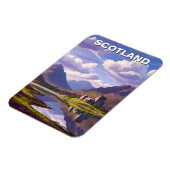 スコットランドハイランズキャッスルトラベル マグネット (左側)