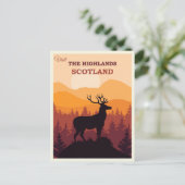 スコットランドハイランズヴィンテージトラベル ポストカード (スタンド正面)