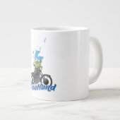 スコットランドバイクの地図の旅行代理店 ジャンボコーヒーマグカップ (正面右)