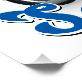 スコットランドバイクの地図の旅行代理店 ポスター (コーナー)