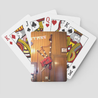 スコットランドバグパイプタータンチェックプレイドミュージカル楽器 トランプ