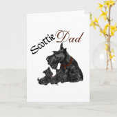 スコットランドパパとパップスの父の日 カード (黄色い花)