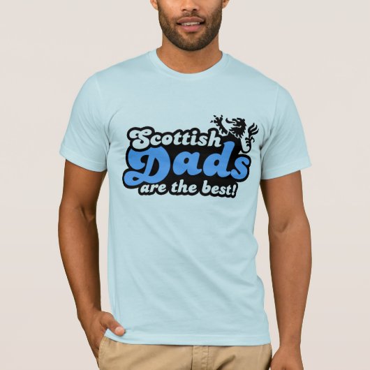 スコットランドパパは最高の Tシャツ (正面)
