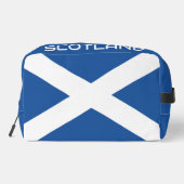 スコットランドパーソナライズされた国旗のトイレタリーバッグ ドップキット (裏面)
