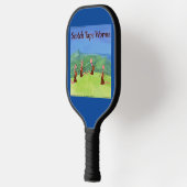 スコットランドピックボールPおもしろいのRick Londonワーム ピックルボールラケット (左)