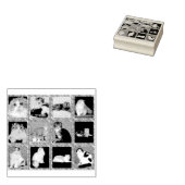 スコットランドフォールド壁画 ラバースタンプ (押印)