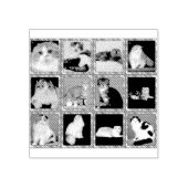 スコットランドフォールド壁画 ラバースタンプ (インプリント)