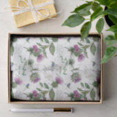 スコットランドフローラおよびタータンチェックシリーズデザイン13 薄葉紙 (ギフト)