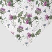 スコットランドフローラおよびタータンチェックシリーズデザイン13 薄葉紙 (詳細)