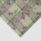 スコットランドフローラおよびタータンチェックシリーズデザイン16 薄葉紙 (詳細)